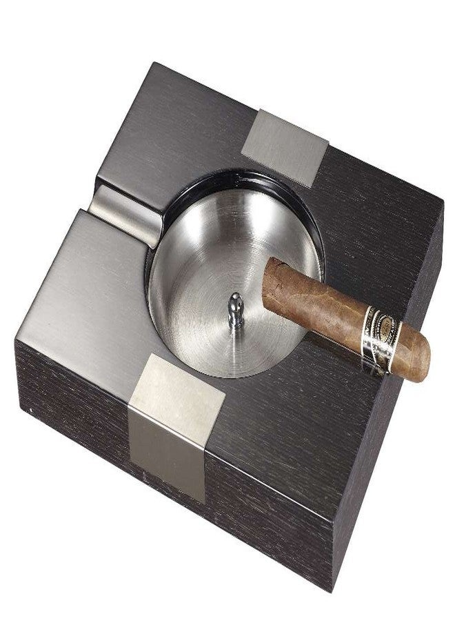 Visol Amari Apricot Wooden Cigar Ashtray - Image 1