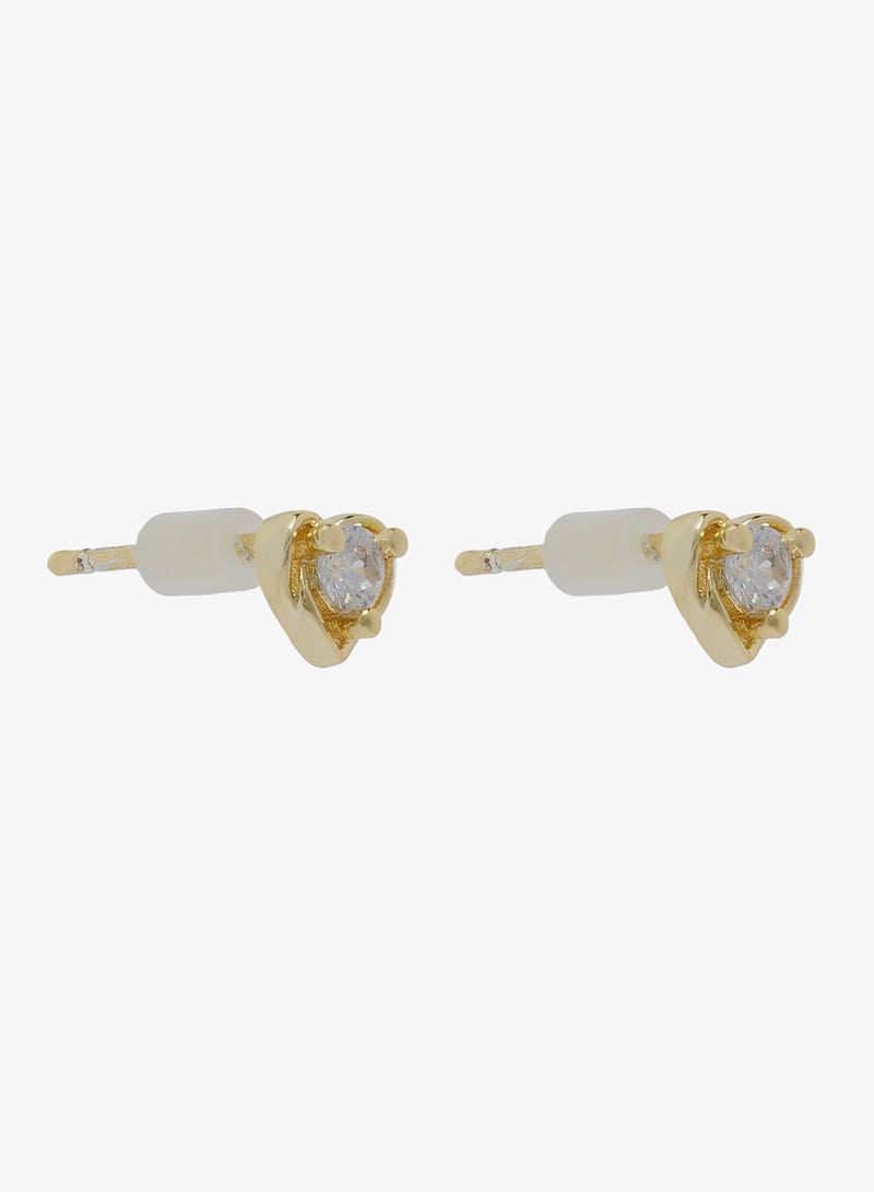 ELLA 2PK Rhinestone Embellished Stud Earrings - Image 3