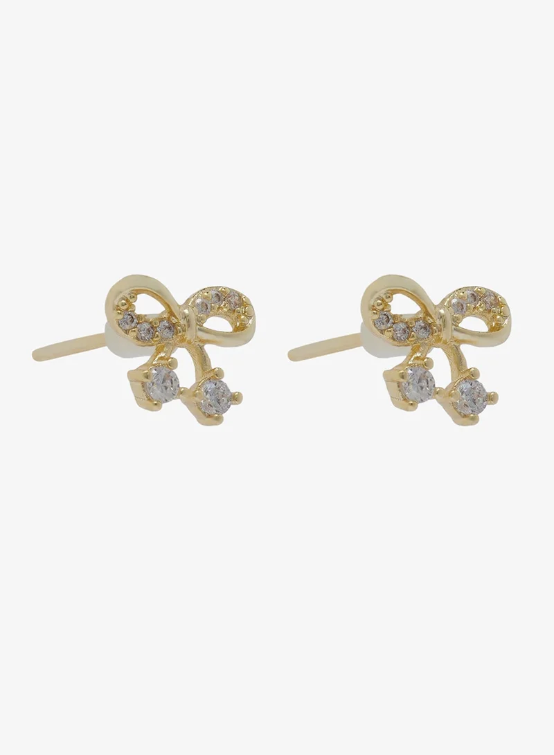 Ella 3 PK Rhinestone Embellished Stud Earrings