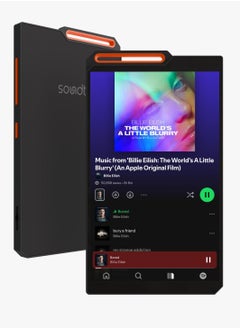 porodo Pod Pro Android Music Player /  Immersive Audio / Full-Touch Screen / Multiple Languages / Up to 15 Hours Working Time / Earphones Included / 4inch IPS Display - Black  - Image 1