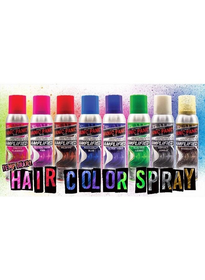 Manic Panic - Wildfire Red Hair Color Spray - (Amplified) - Temporary Hot Reddish-Orange Hair Dye - Sprays On Instantly & Washes Out (3.4oz) - Vegan Hair Dye For Adults & Kids of All Hair Types - Image 1