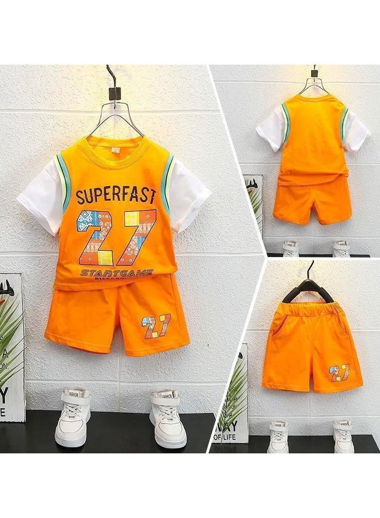 KUYING Unisex Children's Soccer Jersey Set  - Image 1