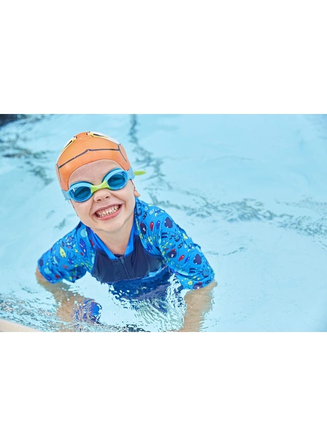 ZOGGS Childrens Silicone Swimming Cap, Swim Hat, Up To 14 Years - Image 4