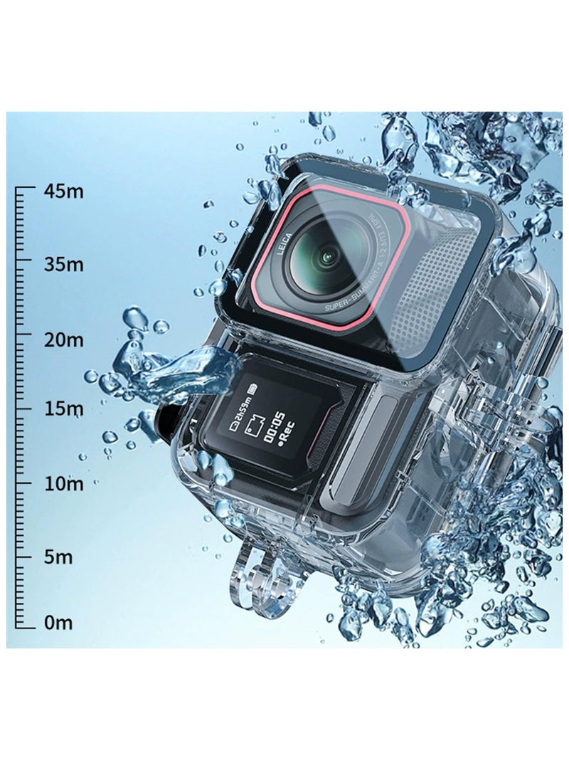 Generic Waterproof Housing Case for Insta360 Ace Pro 2, Diving Case, Protective Cover, Underwater Photography Housing for Diving, Snorkeling 45M Underwater Protector Shell Accessories  - Image 5