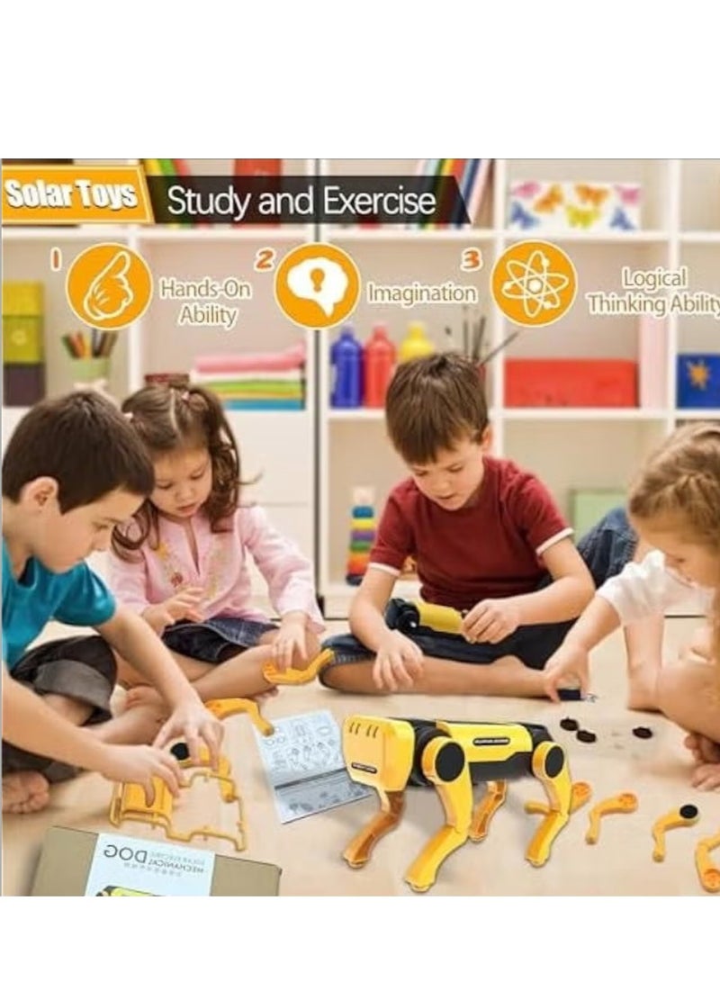 Robot Dog Toys - Solar Robot Toys for Kids Ages 8-12, Science Educational Toys Robotics Toys, STEM Toys - Image 2
