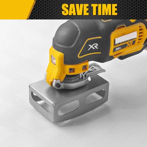 BPOPO Square Slot Cutter Compatible for Dewalt 20V & Milwukee M18 Oscillating Multi-Tool to Cut-in Single Gang Wall Boxes,Outlet Cutter for Drywall,Efficient Carving Tool,1 Pcs Square-Shaped - Image 4