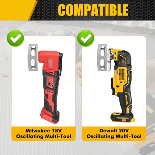 BPOPO Square Slot Cutter Compatible for Dewalt 20V & Milwukee M18 Oscillating Multi-Tool to Cut-in Single Gang Wall Boxes,Outlet Cutter for Drywall,Efficient Carving Tool,1 Pcs Square-Shaped - Image 3