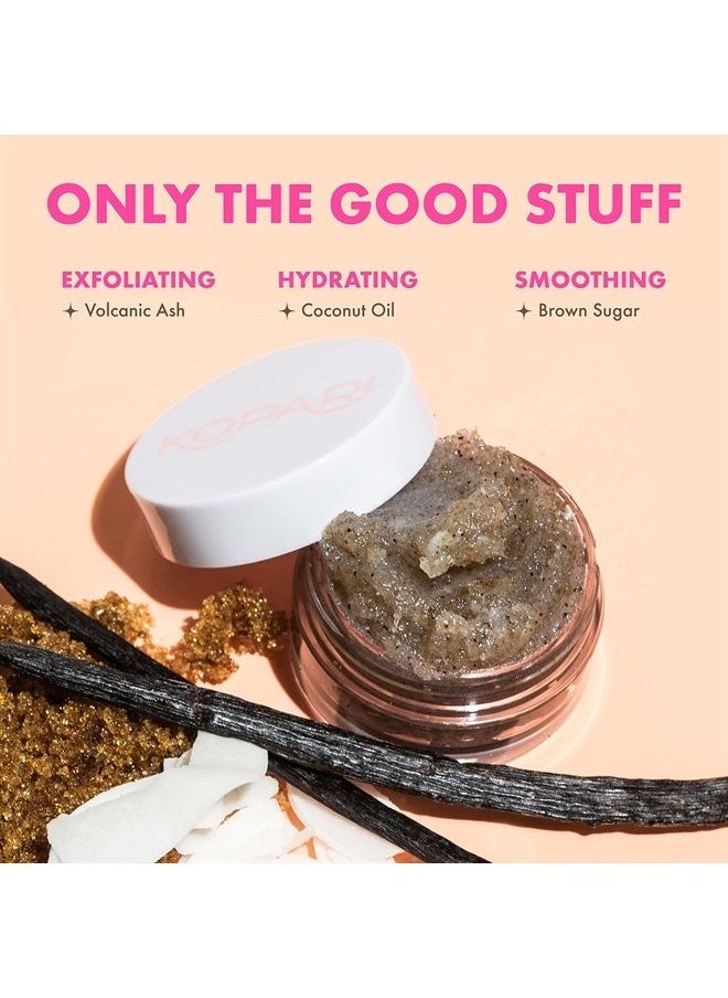 Kopari Coconut Lip Scrubby | Removes Dry Skin For Soft Lips | Volcanic Sand, Brown Sugar & Crushed Coconut Shells Hydrate Exfoliating Lip Scrub Exfoliator Moisturizer Organic Coconut Oil Vanilla Vegan  - Image 5