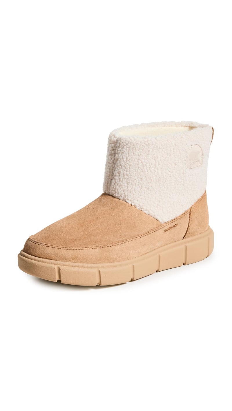 Sorel Women's Explorer III Slip-On Cozy Waterproof Snow Boot, Tawny Buff/Sea Salt, 8.5 - Image 1