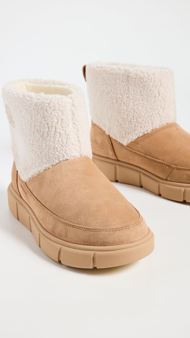 Sorel Women's Explorer III Slip-On Cozy Waterproof Snow Boot, Tawny Buff/Sea Salt, 8.5 - Image 5