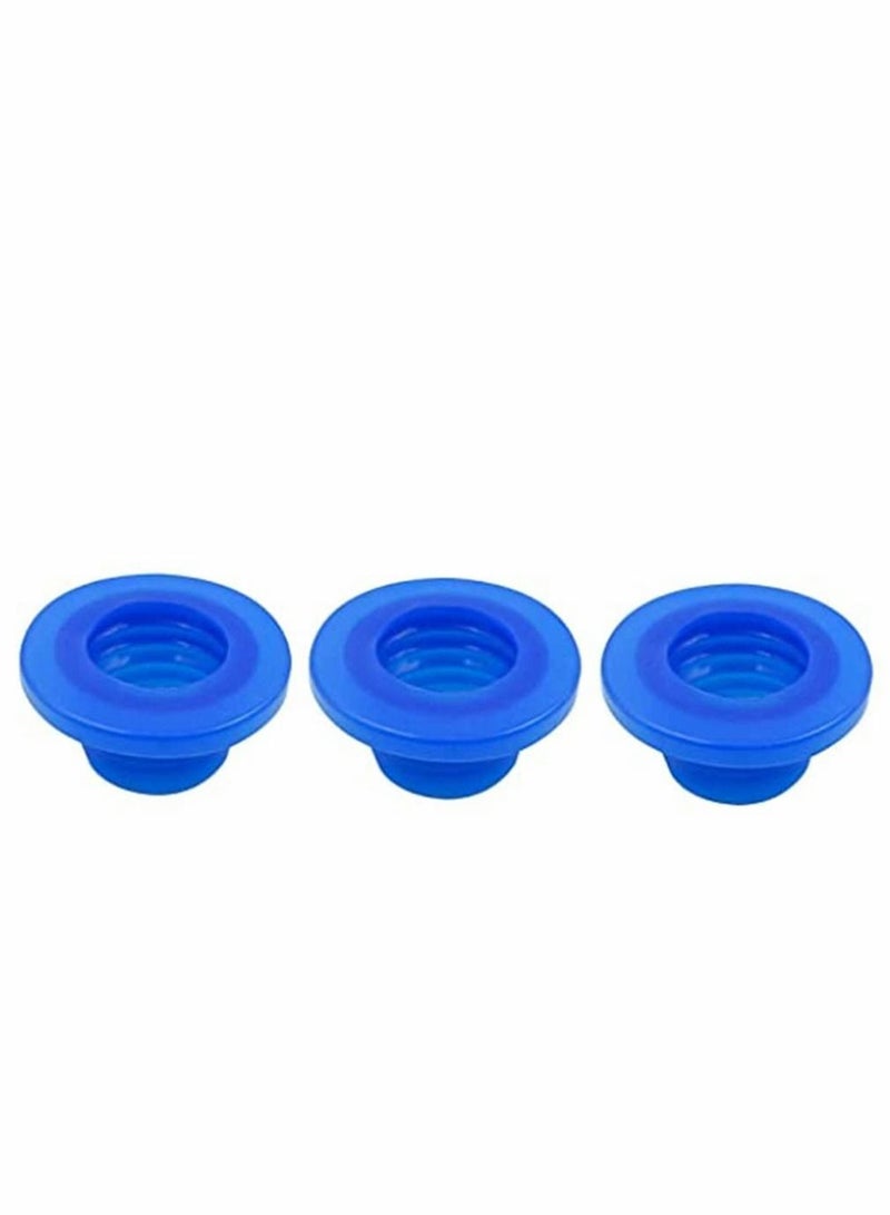 Y&D 3 Pack Drain Pipe Seal Hose Silicone Plug,Silicone Sealing Plug Kitchen Sewer Ring Washing Machine Multipurpose Connector Bathroom Laundry (Blue)  - Image 1