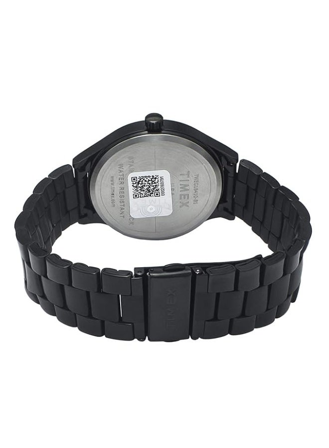 تيميكس ساعة TIMEX تناظرية للرجال، بمينا مستدير ومقاومة للماء - Image 2