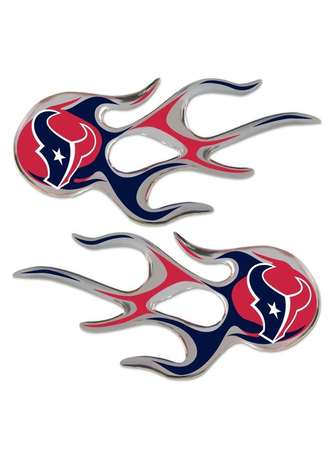 Team ProMark NFL Houston Texans Micro Flame Decal, 2-Pack - Image 1