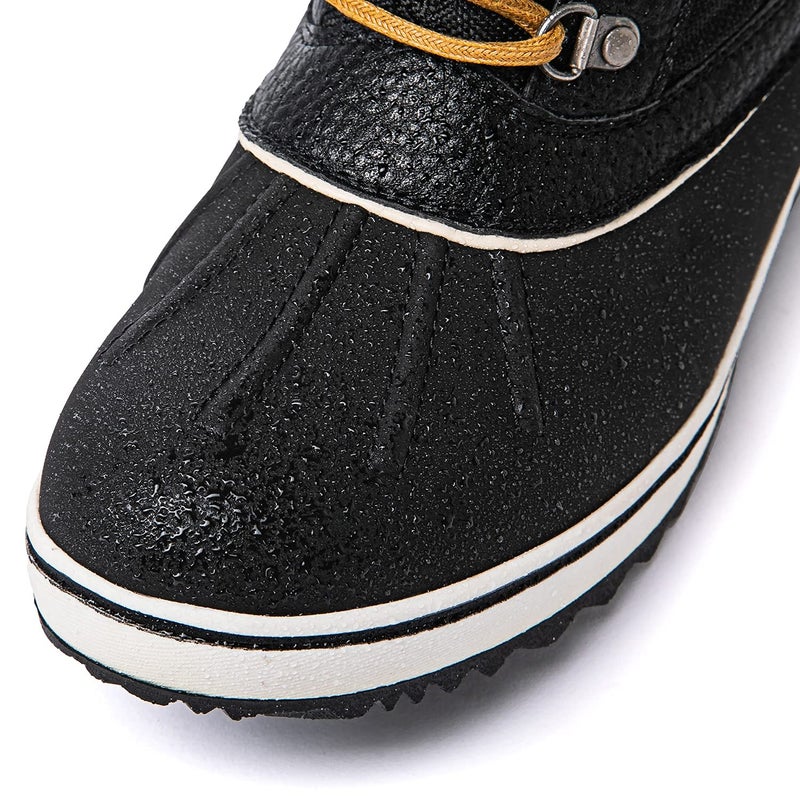 GLOBALWIN Snow Boots For Women Black/Prints Women's Winter Boots 6M - Image 2