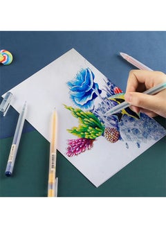 Deli Deli 12Pcs/Set Gel Pen School Pens Set Pen 0.5MM Color Ink Stationery Student SuppliesWater-based Pen Writing Painting Tools  - Image 5