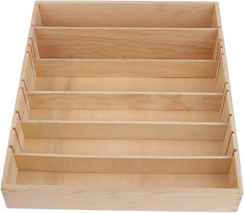 كلاراكو حامل خشبي لأدوات بناء النماذج، منظم تخزين لزجاجات الطلاء وزجاجات الحبر. - Image 3