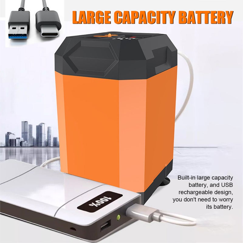 Portable Cordless Camping Shower Outdoor Electric Shower Pump Rechargeable Shower Large Capacity Hiking Traveling Shower Digital Display Bathe Tool - Image 2