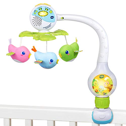 VTech Soothing Songbirds Travel Mobile, White - Image 1