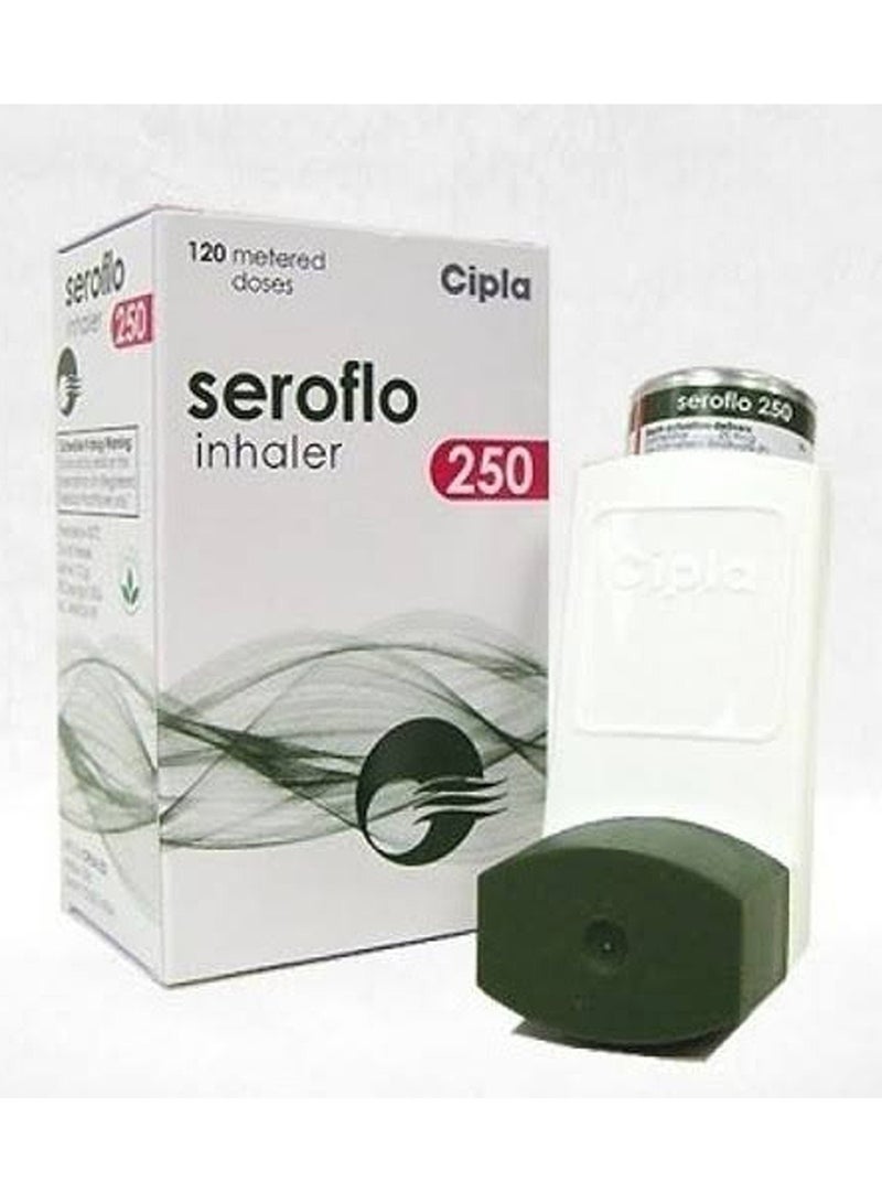 Cipla SEROFLO Inhaler 250 mcg + 25 mcg – Fluticasone/Salmeterol MDI, Twice-Daily Controller for Asthma & COPD