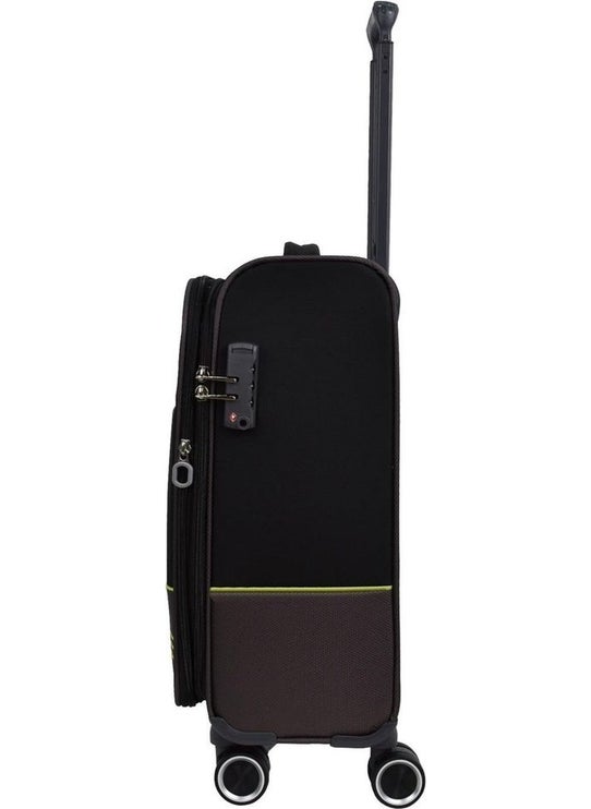 pierre cardin Ultra Light Black Unisex Cabin Size Suitcase 04PC8200-03  - Image 2