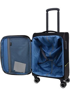 pierre cardin Ultra Light Black Unisex Cabin Size Suitcase 04PC8200-03  - Image 4