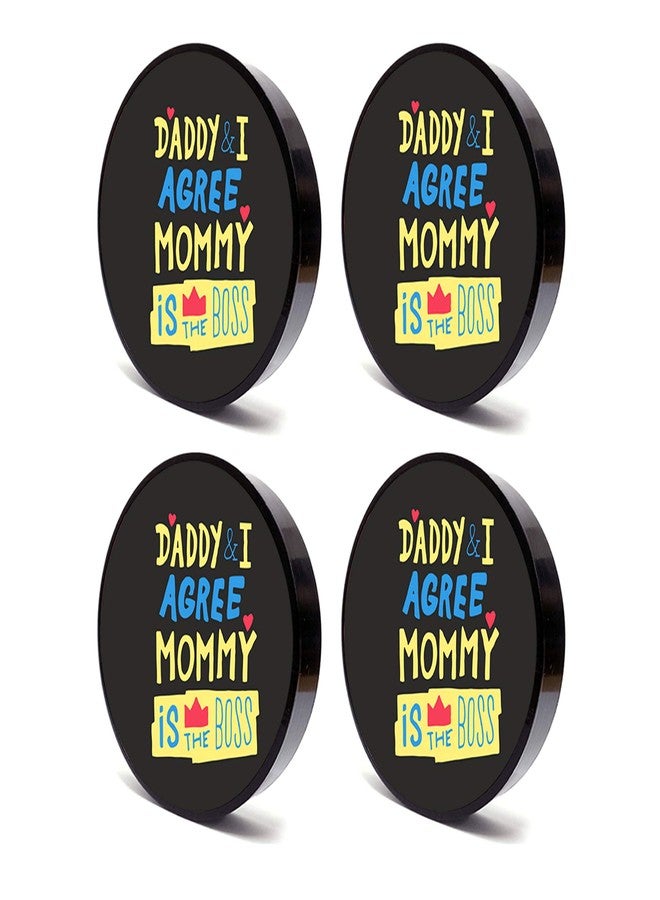 Tinywalk Quotes Coasters Men Wooden Printed Coaster (4X4) inch Set of 4 Pieces - Image 2