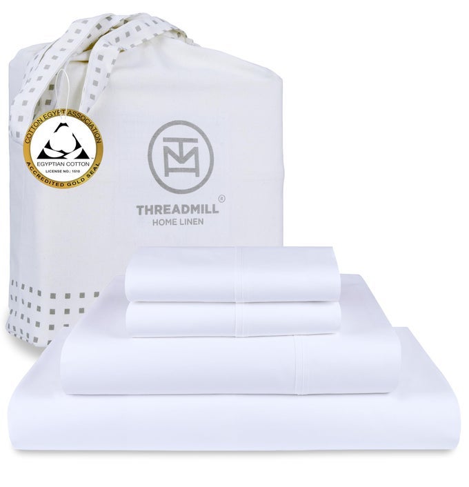 EGYPTIAN COTTON SHEETS FOR KING SIZE BED 100 CERTIFIED EGYPTIAN COTTON KING BED SHEETS SET SNUG FIT ELASTIC DEEP POCKET KING SHEETS SOFT BREATHABLE ALL SEASON SOLID SATEEN WHITE