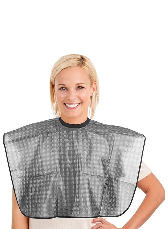 Waterproof Shower Cape, Remedial Waterproof Post-surgery Garment, Short Shoulder and Arm Shower Protection Cape for Hair Styling and Dyeing, Haircut Protective Clothing Cape - Image 1