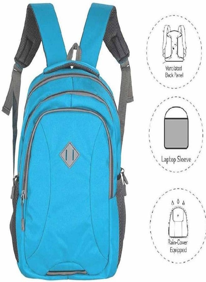 Gyan Traders 17 inch Laptop Backpack || Laptop Backpack Light Weight Stylish College Gradient || school office bag backpack bag || Leakproof (Blue) - Image 3