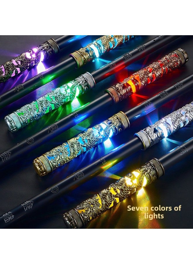 Sun Wukong Ruyi Golden Hoop Children's Toy Blowing Induction Voice Recognition Third-gear Telescopic Shake Voice-Color:Ruyi Golden Cudgel-bronze [english Color Box]  - Image 5