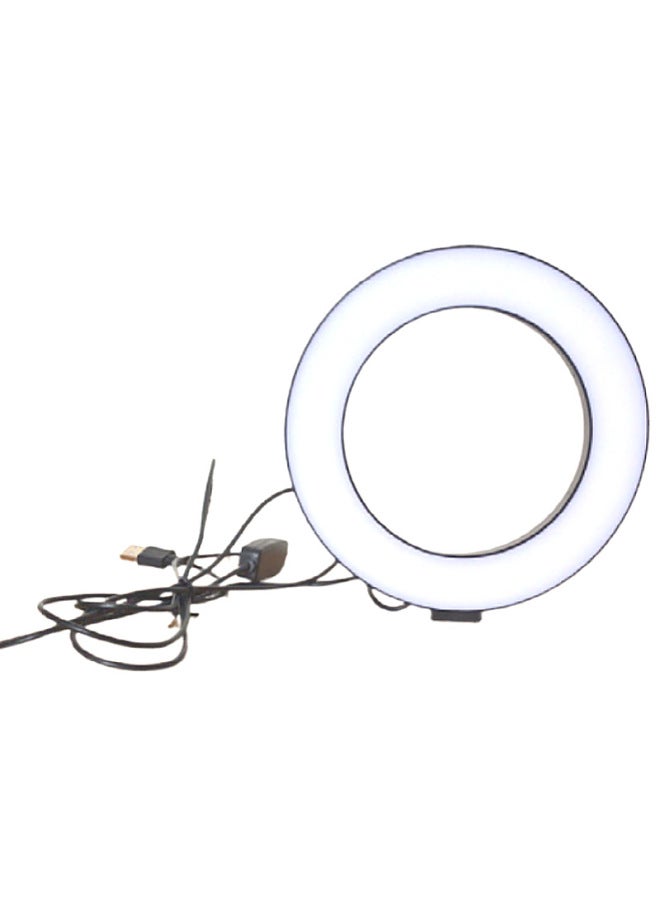 16CM6 Inch Anchor Photography Mobile Phone Ring Light Computer Video Conference Clip Light-Color:16cm Ring Lamp + Rubber Sleeve Strong Clamp  - Image 2