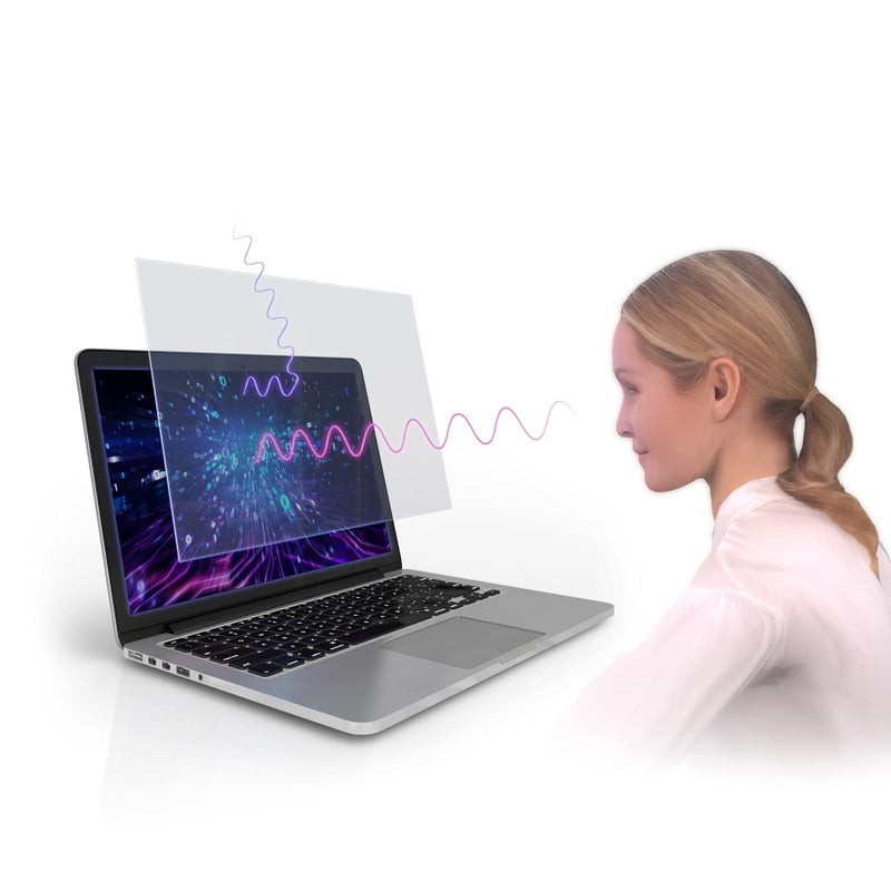 EZ-Pro Screen Protector Anti Blue Light Screen Protector (2 Pack) Compatible with MacBook Pro 13 (Released in 2016-2021). Filter Out Blue Light and Relieve Computer Eye Strain to Help You Sleep Better - Image 5