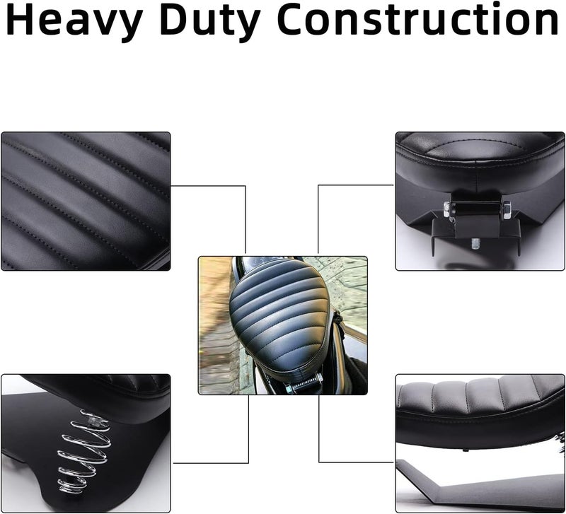 DREAMIZER Motorcycle Solo Seat Spring Base Plate Bracket Compatible With Sportster XL 1200 883 48 Dyna Chopper Bobber and More - Image 5