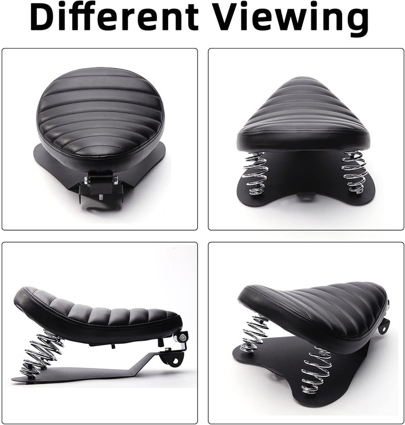 DREAMIZER Motorcycle Solo Seat Spring Base Plate Bracket Compatible With Sportster XL 1200 883 48 Dyna Chopper Bobber and More - Image 4
