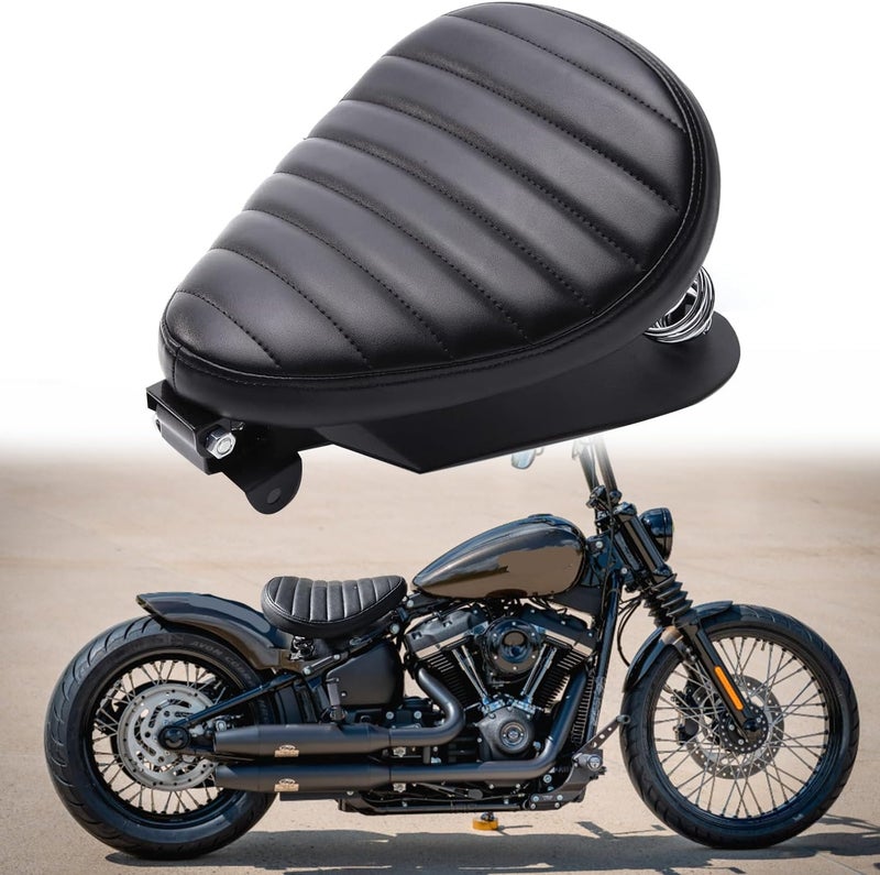 DREAMIZER Motorcycle Solo Seat Spring Base Plate Bracket Compatible With Sportster XL 1200 883 48 Dyna Chopper Bobber and More - Image 1