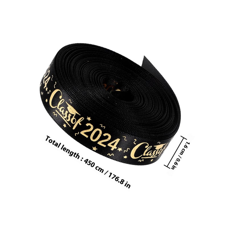 Graduation Ribbon for DIY Crafts, Lightweight and Durable, Perfect for Gift Wrapping - Image 2