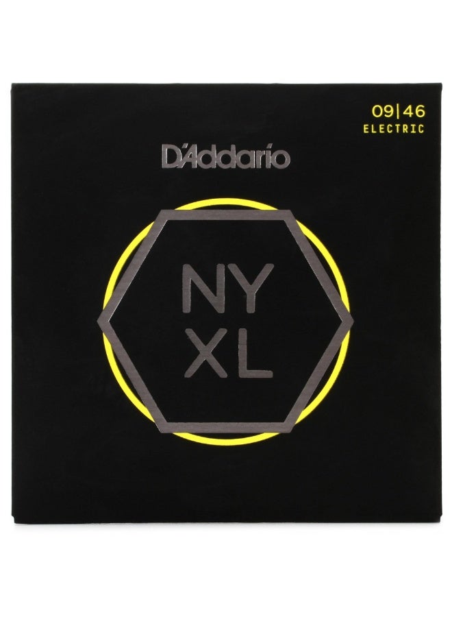 D'Addario NYXL0946 Nickel Wound Electric Guitar Strings, Super Light Top/Regular Bottom, 9-46 - Image 1