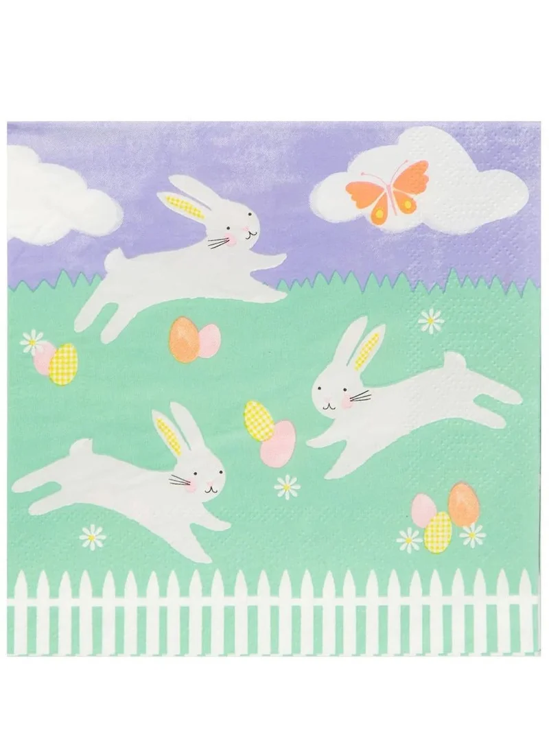 Talking Tables Talking Tables Easter Spring Bunny Table Napkin