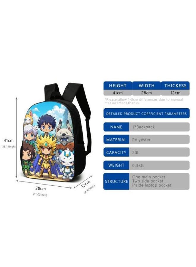 Cartoon style universal three-piece schoolbag - 37 - Image 3