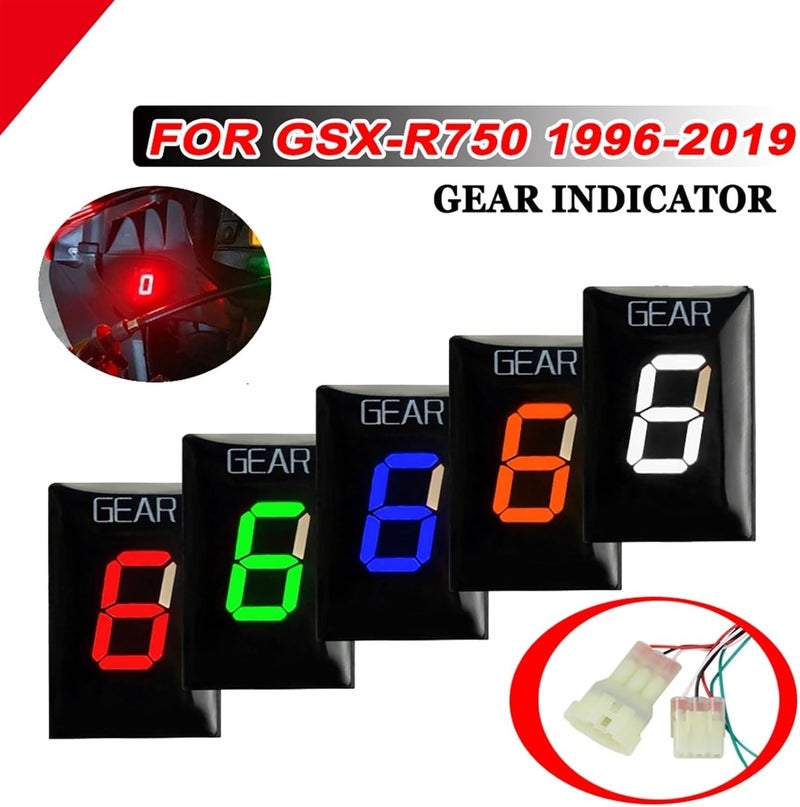 Wivplex Motorcycle Gear Indicator for Suzuki GSX-R750 - Image 5