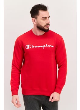 Champion Men Sportswear Fit Outdoor Sweatshirts, Red  - Image 1