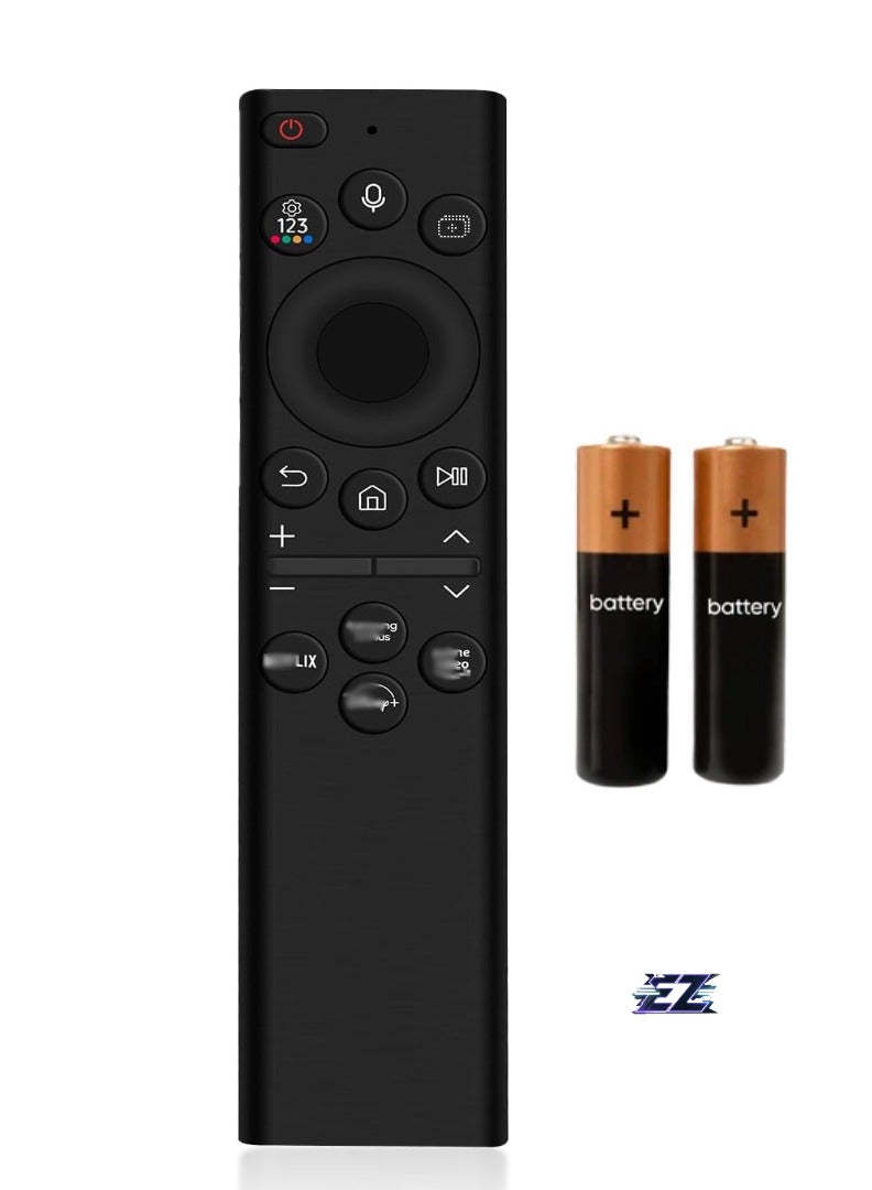 ELTRAZONE Replacement Voice Remote Control BN59-01385A for Samsung Crystal UHD, QLED 4K/8K Smart TVs (2018-2022 Models) – Includes Battery - Image 1