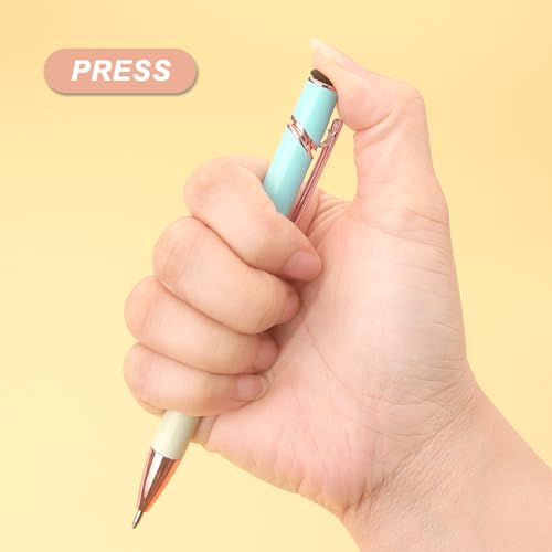 Bribobo 6 Pack Ballpoint Pen 2-in-1 Stylus Retractable Ballpoint Pen with Stylus tip, Metal Stylus Pen for Touch Screens, 1.0 mm Black Ink - Image 3