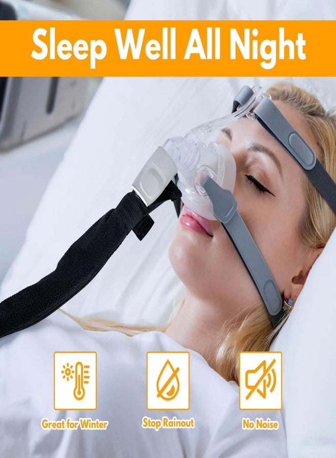 غطاء خرطوم جهاز التنفس CPAP من ClaspVital بطول 6.5 قدم، غطاء أنبوب جهاز التنفس CPAP متوافق مع أجهزة ResMed ClimatelineAir AirSense 11 و 10، تصميم بسحاب كامل مزدوج الجوانب للأنابيب المُدفأة - Image 2