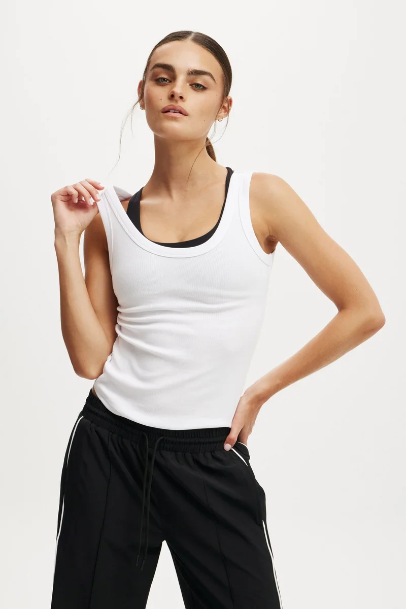 Cotton On ACTIVE RIB TANK