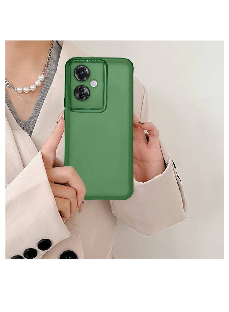 Wtech Soft Transparent TPU Silicone Ultra Thin Phone Stylish Electroplated Camera Border Back Case Cover For Oppo Reno11 F 5G 2024 Green - Image 5