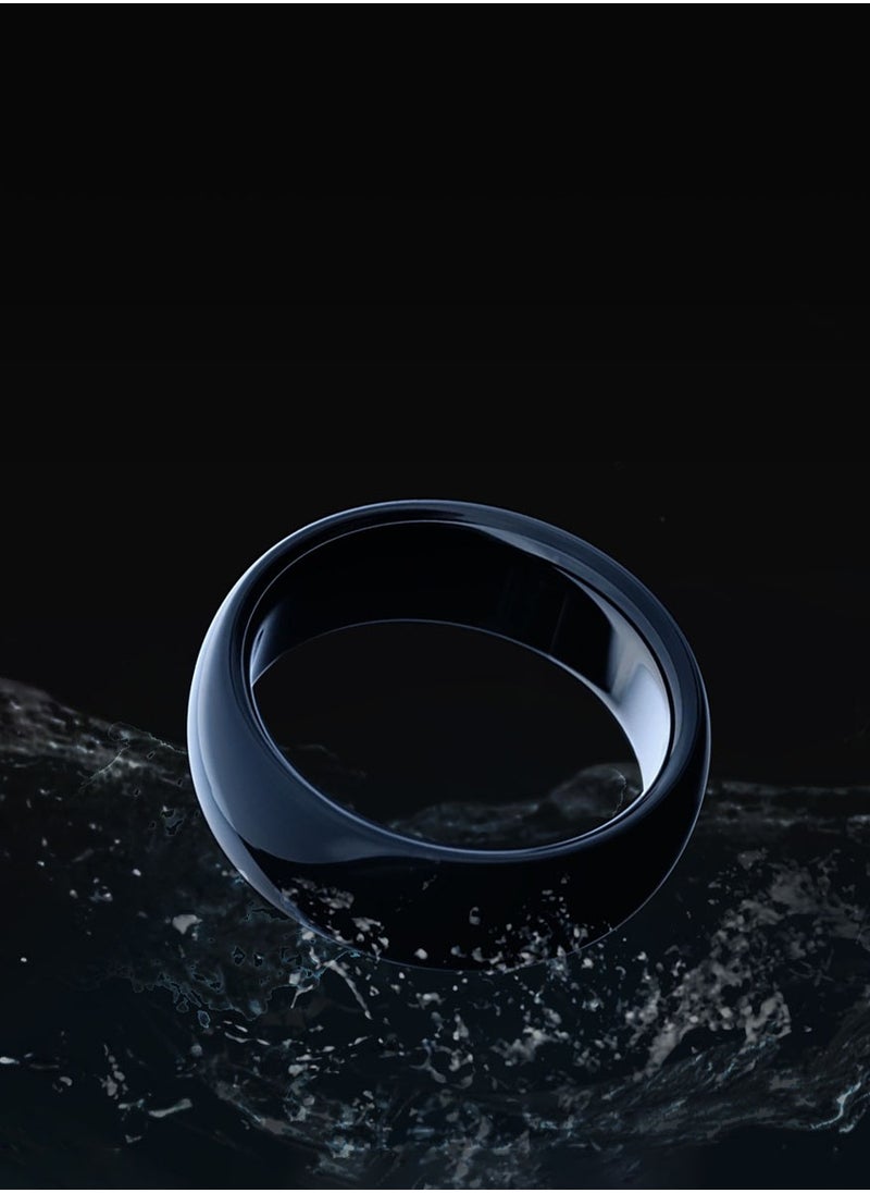 tangem - Tangem Crypto Hardware Wallet Ring Size 9 [1 Ring & 2 Cards] - Black - Image 1