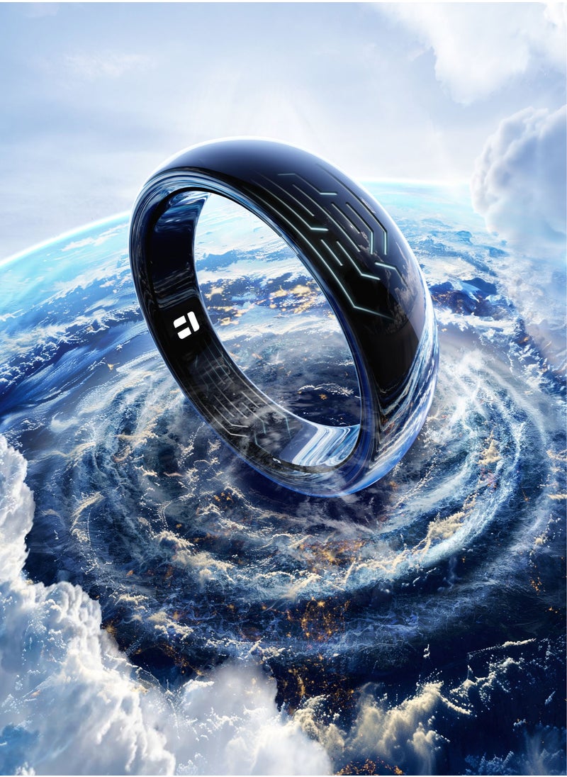 tangem - Tangem Crypto Hardware Wallet Ring Size 9 [1 Ring & 2 Cards] - Black - Image 1