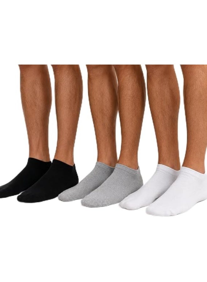 Nileton Men’s Cotton Ankle Socks – Pack of 3 – Soft Breathable Lightweight - Casual Everyday Socks For Men - Image 1
