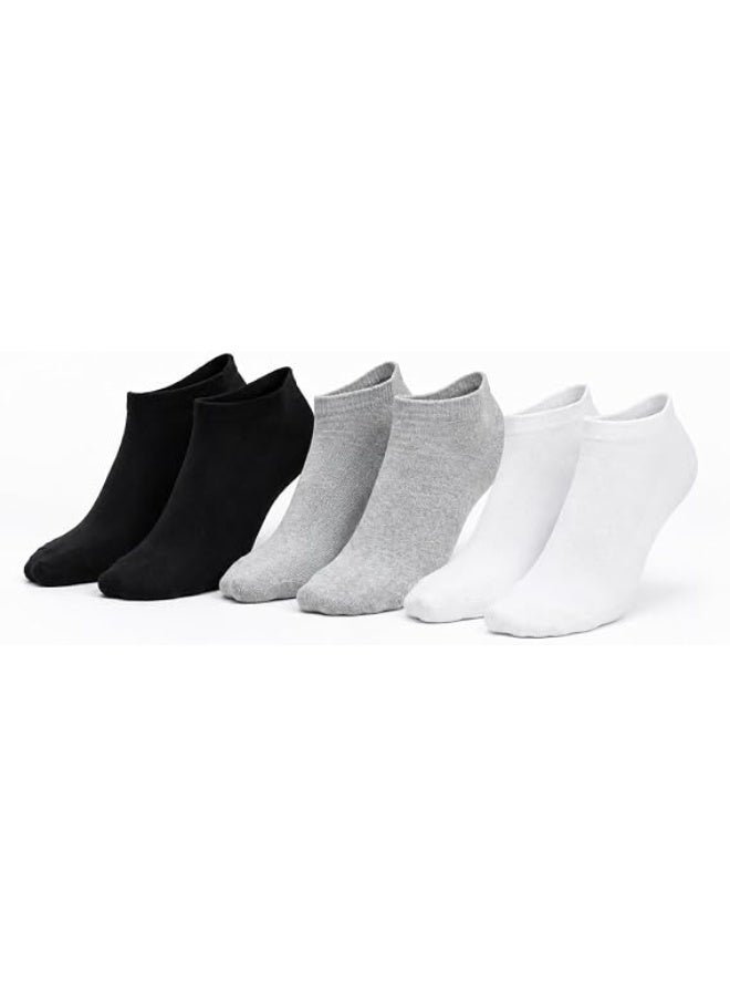 Nileton Men’s Cotton Ankle Socks – Pack of 3 – Soft Breathable Lightweight - Casual Everyday Socks For Men - Image 2